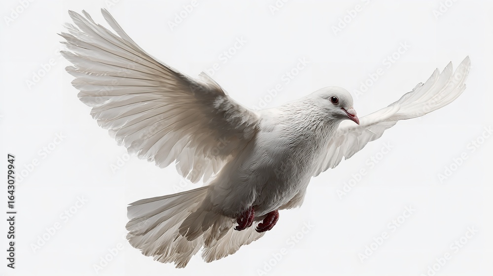 Obraz premium white bird