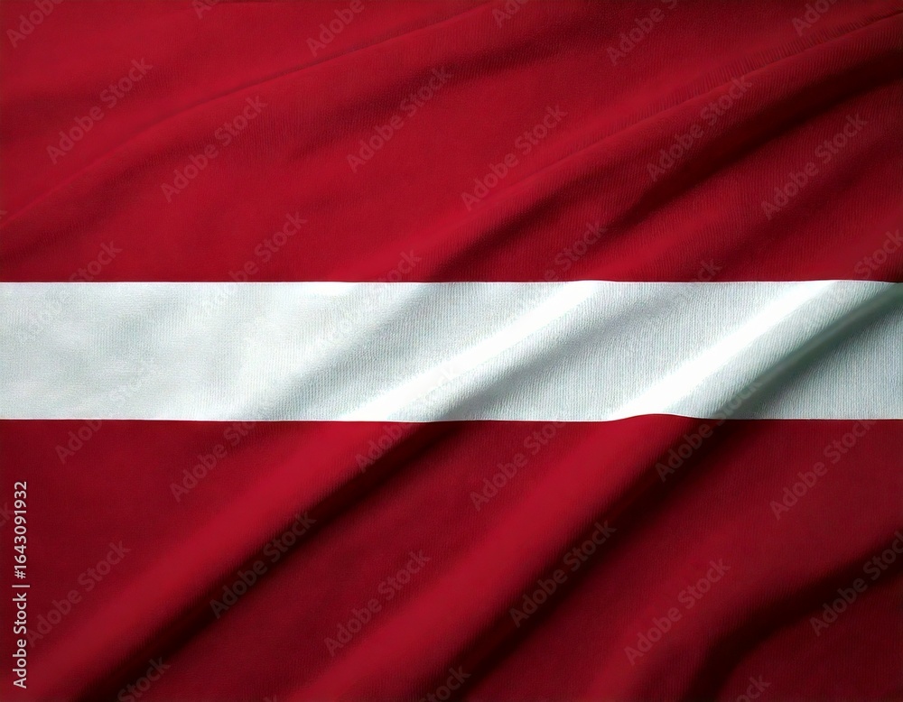 Obraz premium national flag of Latvia in the original size,colours and proportions