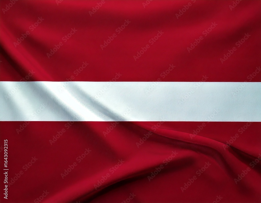 Obraz premium national flag of Latvia in the original size,colours and proportions
