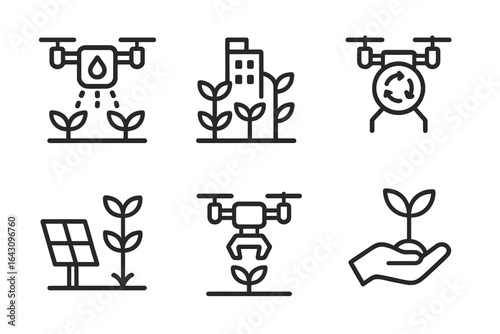 Drones enhancing agriculture through sustainable practices in modern farming