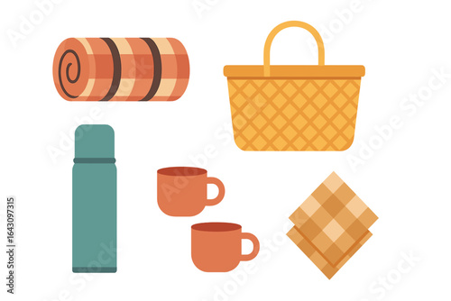 Picnic essentials for a sunny afternoon in the park with friends and family