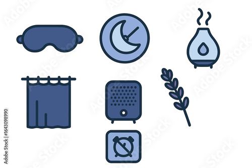 Sleep essentials for creating a restful nighttime environment with soothing elements