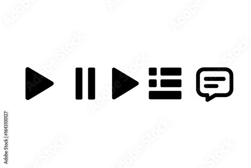 Visual representation of multimedia controls at a digital interface for user interaction and navigation