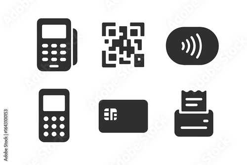 Various payment methods displayed, showcasing technology trends in commerce and finance