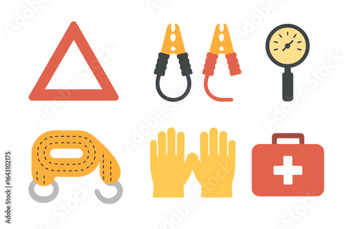 Essential roadside emergency tools for vehicle safety and assistance during breakdowns or accidents