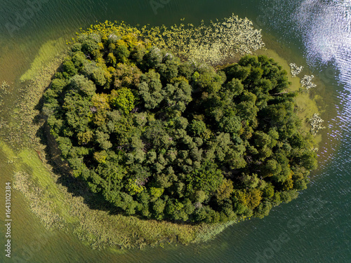 Fototapeta Naklejka Na Ścianę i Meble -  Jezioro Majcz Wielki, Mazury, Polska