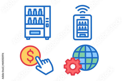 Innovative vending machines featuring remote selection and payment systems for modern convenience