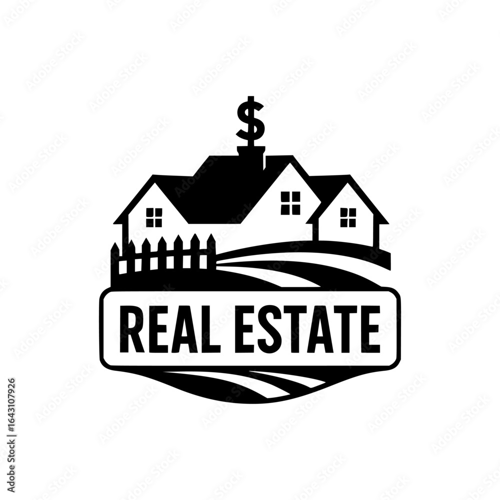 Fototapeta premium Real Estate Logo