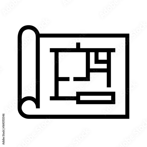 Blueprint icon design.