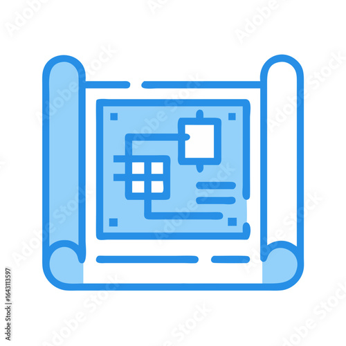 Blueprint icon design.