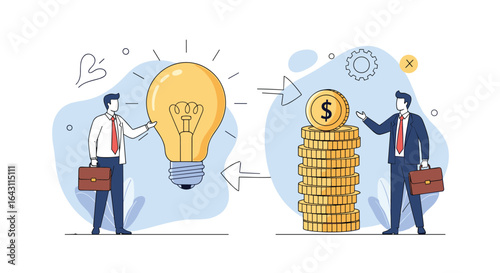 Entrepreneurial visionary transforms creative ideas into profitable ventures through strategic financial management