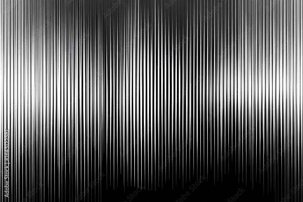 Obraz premium Black and white striped halftone gradient fades into a smooth transition creating a visually striking pattern with varying intensity