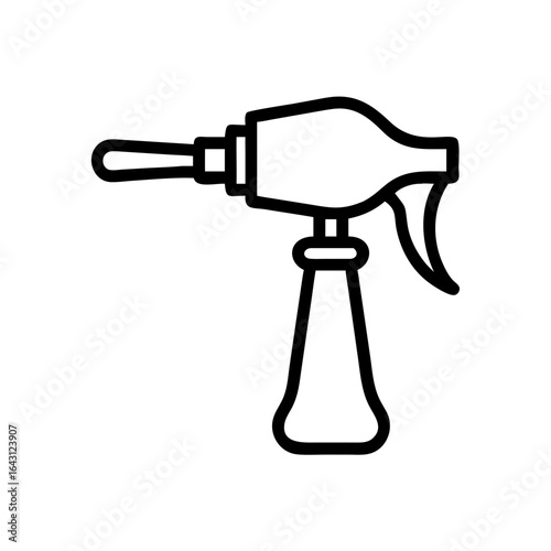 Manual hand drill icon design.