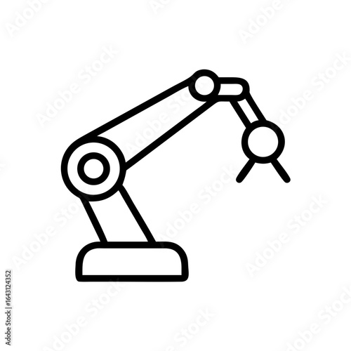 Mechanical arm icon design.