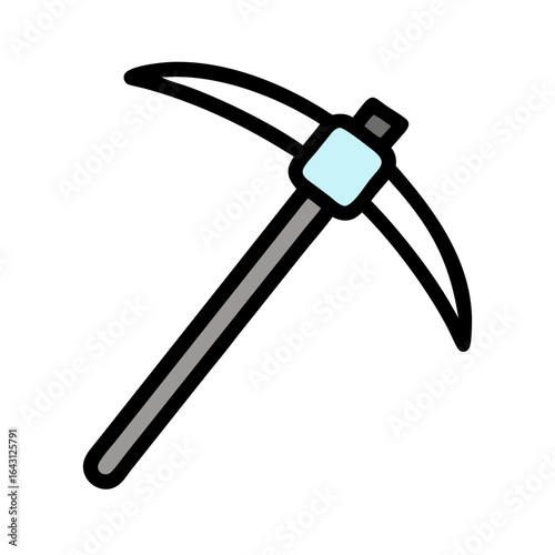Pickaxe icon design.