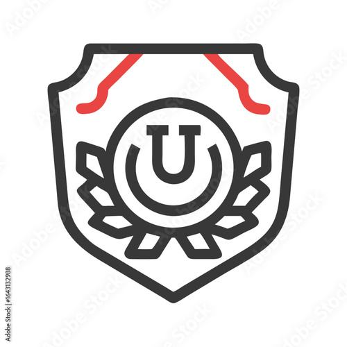 Union badge icon design.