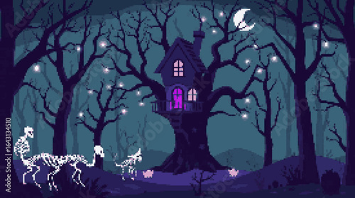 Spooky Night at the Enchanted Treehouse