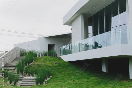 Modern architecture, detail of the facade