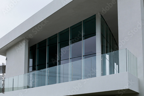 Modern architecture, detail of the facade