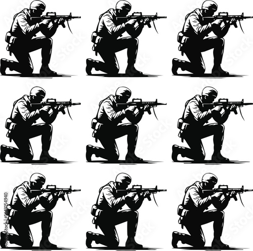 silhouettes of musicians