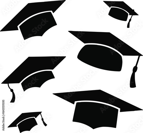 graduation cap vector