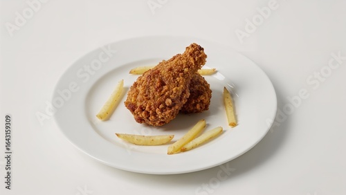 Selection of breaded chicke...
