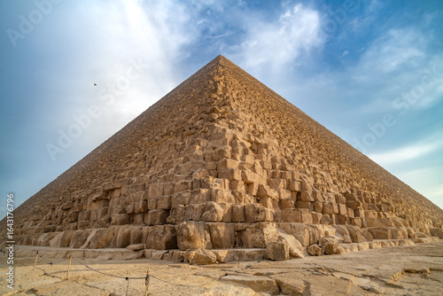 Pyramid of Khufu in Giza, Cairo, Egypt
