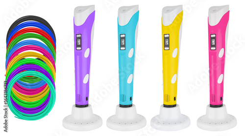 Tablou pe pânză Ergonomic 3D pen with a convenient LCD control display
