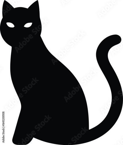 silhouette of a cat
