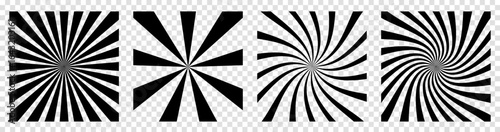 Starburst or sunburst backgrounds