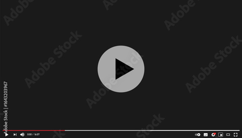Youtube video player template