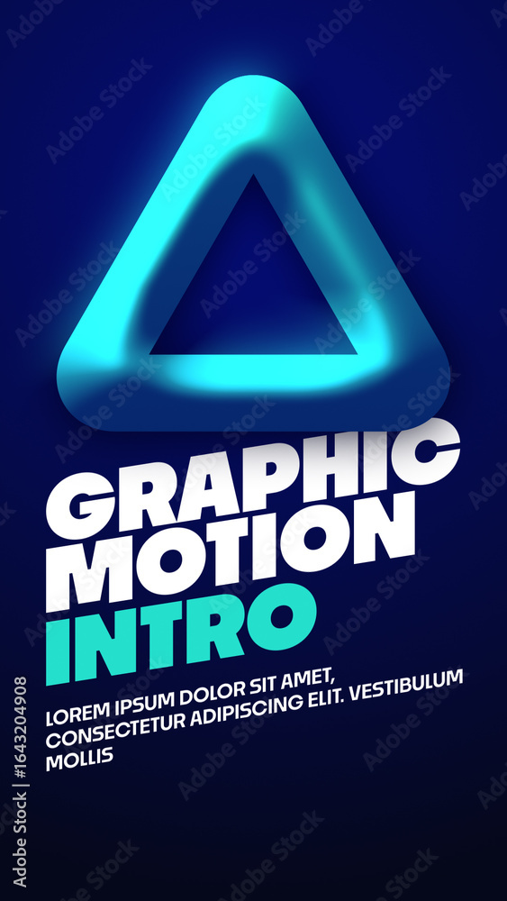 Motion Intro Page Graphic Motion Intro Stock Template | Adobe Stock