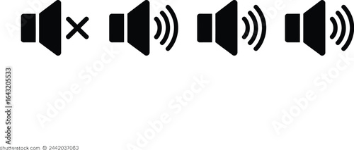 Sound volume level illustration
