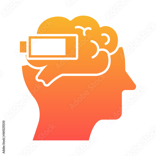 Burn Out Mental Health Awareness Concept