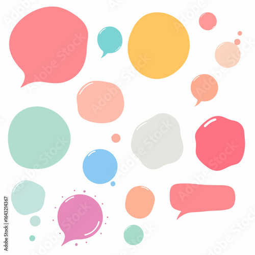 set of speech bubbles, hand drawn organic liquid rectangle frame shapes set. vector fluid square blobs