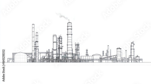 Industrial complex outline design
