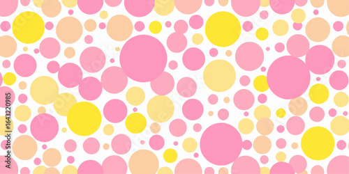 A magical field of colorful dots sparkling with fun, imagination, and cheerful energy.