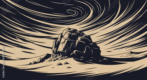 resilience in the face of a storm a powerful image of strength and perseverance against adversity ideal for concepts of endurance and unwavering determination