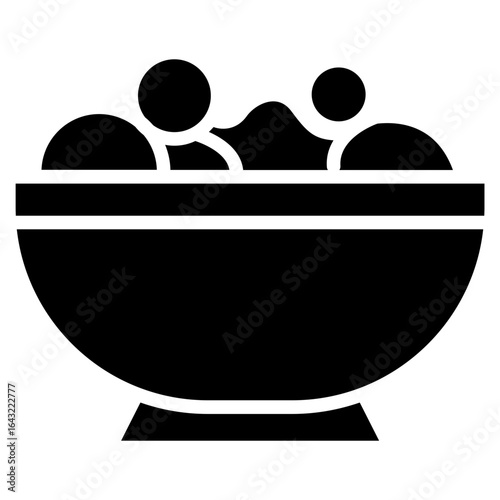 Granola icon vector image. Can be used for Morning and Breakfast.