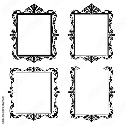 Set of vintage frames