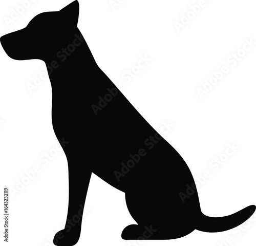 silhouette of a Dog