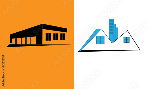REAL STATE CONSTRACTION VECTOR LOGO