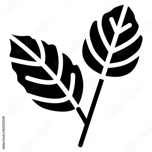 Spearmint icon vector image. Can be used for Fruits and Vegetables.