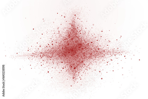 Abstract Red Particle Burst High-Resolution Texture