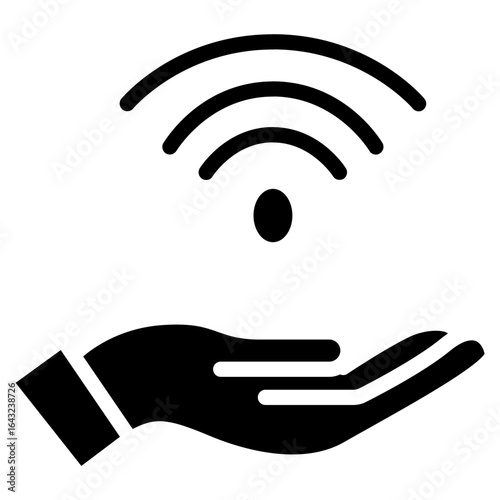 Free Wifi icon vector image. Can be used for Mall.