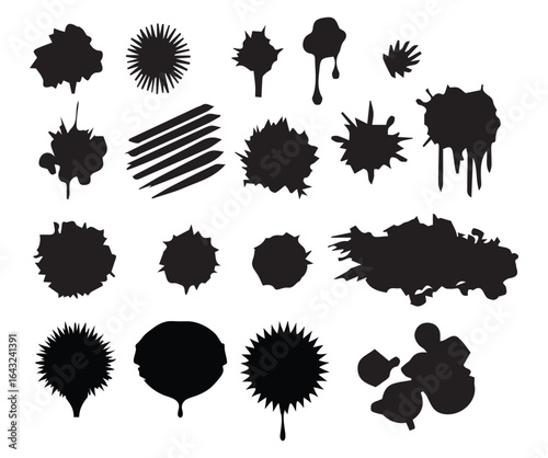 Brush strokes vector. Paint, ink brush, brush strokes, brushes, lines, frames, buttons, grungy rough grunge thick paint line texture. Brush line set.