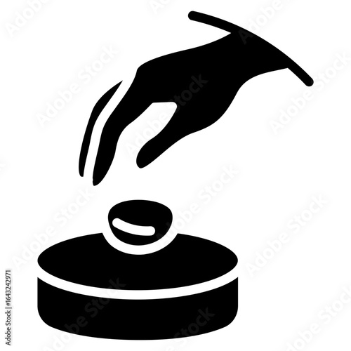 Herbal Massage icon vector image. Can be used for Spa.