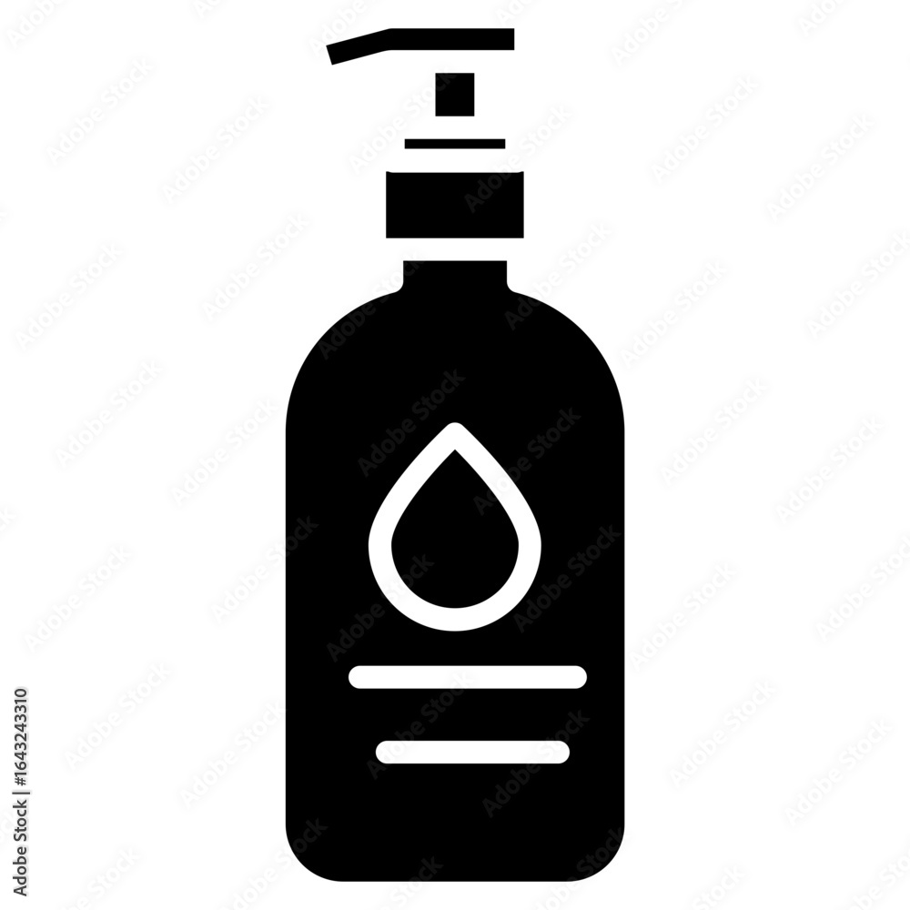 Fototapeta premium Lotion icon vector image. Can be used for Spa.