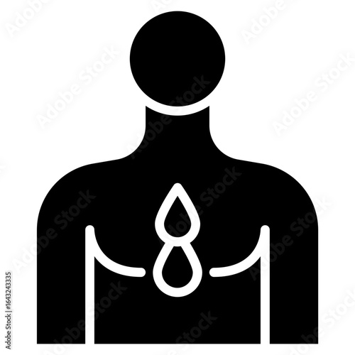 Body Massage Oil icon vector image. Can be used for Spa.