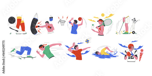 Sport Activity Illustration